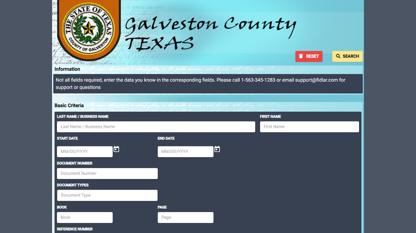 AVA - Galveston County, TX